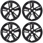 Set Of 4 16" 5 Dbl Spoke Wheel Covers For 2018-2023 Nissan Kicks Gloss Black New. Price: $90.90.