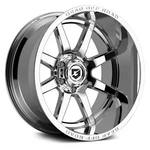 Gear Off Road 762C Pivot Wheels 20X10 (-19, 8X165.1, 125.2) Chrome Rims Set 4 New. Price: $1849.60.