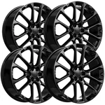 (set Of 4) Oe Revolution G-40 24X10 6X5.5" +31MM Gloss Black Wheels Rims New. Price: $1638.96.