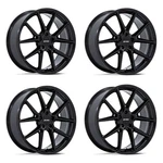 Set 17" Petrol PE002 P1E 17X8 5X4.5 40MM Wheels Gloss Black Rims New. Price: $976.00.