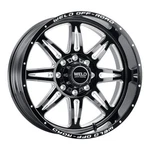 Weld Off-road Wheels Cheyenne 22X12 -44 Gloss Black Milled 8X165.1 8X6.5 (qty 1) New. Price: $630.00.