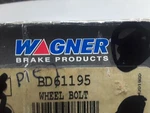 BD61195 Wagner Wheel Lug Stud Rear New. Price: $19.99.