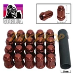 20 Gorilla Spline Tuner Lock Lug Nut 12X1.5 Acorn Wheels Rims Red Close New. Price: $37.95.