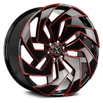 Xcess X04 Wheel 22X9 (15, 5X114.3, 72.6) Gloss Single Rim New. Price: $386.00.