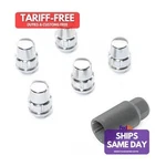 Gorilla 71481NB5, Set Of Chrome Steel Wheel Locks Fits Jeep Jk 3/4 Hex Perfo New. Price: $45.58.