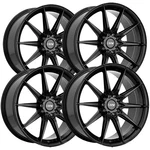 (set Of 4) Drw D19 18X8 5X100/5X4.5" +38MM Gloss Black Wheels Rims 18" Inch New. Price: $757.96.