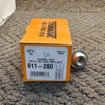 (qty 10) Dorman 611-280: M12 1.50 Wheel Cover Retaining Nut 19MM Hex 26MM Length New. Price: $65.99.