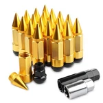 20PCS Anti Theft Spiked Extended Tuner Wheel/rims Lug Nut M12X1.5+SOCKET (gold) New. Price: $72.63.