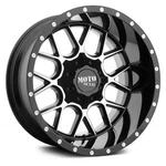 Moto Metal MO986 Siege Wheel 22X10 (-18, 6X139.7, 106.1) Black Single Rim New. Price: $360.43.