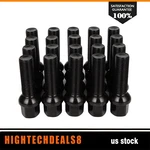 Extended 14X1.5 Black Lug Bolts (20) 40MM Shank Ball Seat R12 For Audi Spacers New. Price: $31.80.