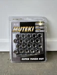 New Wheel Mate 41885 Black Super Tuner Nut 20 Pack Muteki. Price: $39.99.