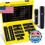 Topec 12PCS Spline Lug Nut Socket Set Master Key 5, 6, 7, & Hex New. Price: $84.55.
