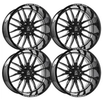 (SET-4) Inch 22X12 Axe Offroad Hades Black Milled Wheels Rims 6X135 -44 New. Price: $1996.00.