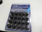 White Knight 1/2" Black Matte Splinewheel Lock Kit (783804). Price: $20.00.