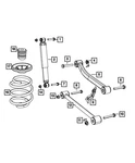 Genuine Mopar Hex Flange Lock Nut And Retainer 6508598AA New. Price: $18.67.