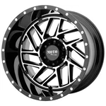 Moto Metal MO985 Breakout 16X8 5X5" -6MM Black/machined Wheel Rim 16" Inch New. Price: $219.99.