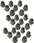 24-PK Lug Nuts 1/2" Stainless Steel Capped Acorn For Trailer Wheel 1/2-20 Thread New. Price: $32.99.