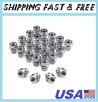 24PCS Chrome Extend Open Lug Nuts, 0.27 INCH(7MM) Shank M12X1.5 Thread New. Price: $44.99.