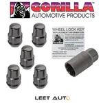 (5) Gorilla Wheel Locks, 1/2" Thread, Black, Bulge Acorn, 1/2-20 Rh, 71681NBC5 New. Price: $35.88.