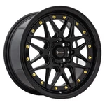 Vors VR7 Rim 15X7 4X100/4X114.3 Offset 35 All Black Gold Rivet (quantity 4) New. Price: $660.00.