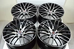 New 17X7.5 Ddr Zuki 17" Wheels Rims Black Polished 5X114.3 38MM Offset. Price: $759.00.