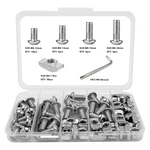 60PCS 4040 Aluminum Extrusion Hardware Accessories, M8 Nuts Scerws Kit For New. Price: $26.98.