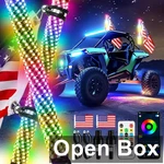 Dreamotor 2 Set, 3' Fat Spiral Rgb Led Whip Lights New. Price: $90.07.
