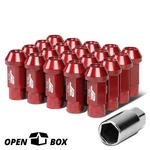 Open Box J2 M12X1.25 7075 25MM OD/50MM 20PC End Lug Nuts Set+adapter Red Used. Price: $11.44.