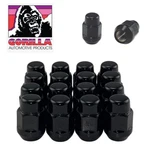 16PC Gorilla Black Lug Nuts 1/2" - 20 Thread Bulge Acorn Seat 91188BC New. Price: $31.95.