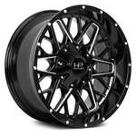 Hardrock Offroad H714 Bomber Wheel 22X10 (-25, 8X170, 125.2) Black Single Rim New. Price: $383.00.