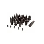 Rugged Ridge Black Bullet Style Wheel Lug Nuts W/ Stem Caps For C/k Pickup F-150 New. Price: $84.99.