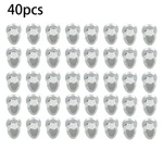 Chrome Semi Truck 33MM Push-on Flanged Lug Nut Covers Abs Plastic 40 Pack New. Price: $25.66.
