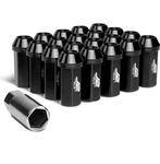 20PCS Black Aluminum 7075-T6 12.X1.5 Tall Close End Lug Nut Set W/ Adapter J2 New. Price: $39.99.