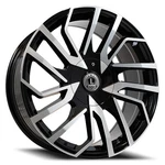 Luxxx Alloys 47 Wheel 18X8 (35, 5X120.65, 73.1) Black Single Rim New. Price: $274.00.