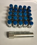 New Blue Cap Mcgard Splinedrive Lug Nut Lot Of 25PCS 12X1.25 65354BC 65554BC Used. Price: $150.00.