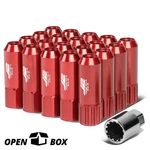 Open Box J2 M12X1.25 7075 20MM OD/60MM 16PC End Lug Nut W/4X Lock+key Red Used. Price: $12.22.