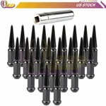 24 Pcs Black 14X1.5MM Spike Steel Lug Nuts For Chevrolet Silverado 1500 Ram New. Price: $53.22.