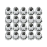 Push-on Style 3/8" Abs Wheel Nut Chrome Lug Covers 33 Mm Semi Truck 20 Pcs New. Price: $15.96.