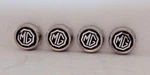 New Set Of 4 Center Hubcaps 1970-1980 Mgb Rostyle Wheels. Price: $49.95.