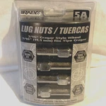 5A Heavy Duty Replacement Lug Nut Set Of 4 - 7/16" Rally 90150 New Sealed. Price: $5.00.