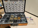Dorman 225 Pieces Wheel Nut Assortment 611-122 Thru 611-223 In Metal Case Used. Price: $304.16.