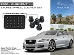 New Jaguar Black Etched Wheel Lug Nuts Set Of C2D20073-XJ C2D54172-XJ. Price: $525.10.