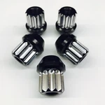 Drag Race Solutions Billet Aluminum 12PT Lug Nuts - M14X1.5 Acorn Black Machined New. Price: $59.99.