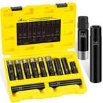 Topec 11PCS Master Lug Nut Key Set - 5, 6, 7, 10, 12 Spline Socket Se... New. Price: $73.75.