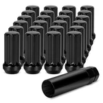 Dynofit 14X1.5 Spline Lug Nuts Compatible With Chevy Gmc 24PCS, Black New. Price: $40.88.