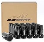 Gasupply M14X1.5 Extended Open Lug Nuts Black, 1.9" 48MM Tall, 17MM Hex, Con New. Price: $59.87.
