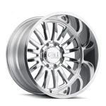 24" Cali Off-road Summit 24X14 Polished Milled Spokes 8X180 Wheel -76MM Rim New. Price: $849.99.