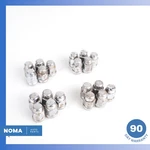 97-06 Jaguar X100 Xkr XK8 Wheel Rim Bolt Lug Nut Chrome Set Of 20 Oem Used. Price: $103.75.