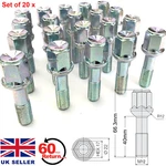 X Alloy Wheel Bolts For Mercedes Benz Slk (1996-2010) R170 R171 Nuts New. Price: $41.83.