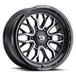 Vision Wheel Riot 22X10 6X5.5 -19MM Gloss Black/machined 402-22083GBMF-19 New. Price: $377.86.
